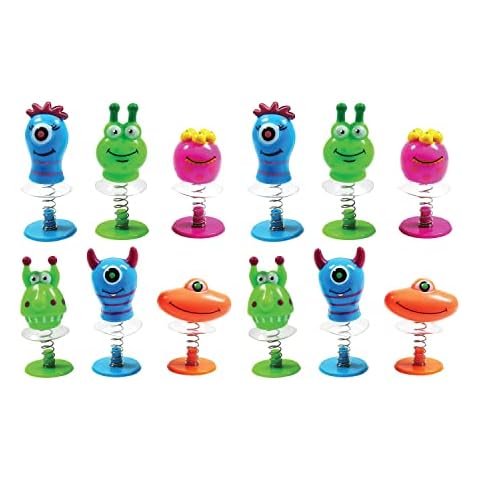 Toyseum 36 x Jumping Monster Pop Up Party Tasche Spielzeug, Ideal für Kinder Party Taschen Füller, Unisex Kleines Spielzeug für Jungen und Mädchen Party Tasche, Multipack mit 36 Stück Cover