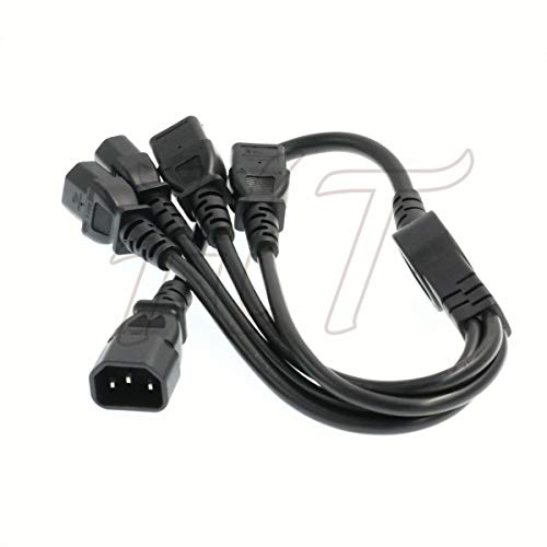 HangTon IEC320 C14 4 x C13 UPS PDU Y Splitter