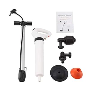 GOUDAN-QIU Toilet plunjer, lucht afvoerblaster, krachtige toilet plunger handmatige lucht afvoerblaster hogedruk afvoer…