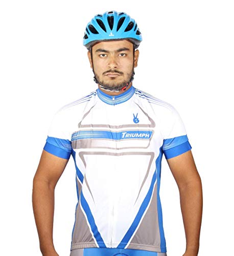 TRIUMPH Mens Cycling Jersey Shirt Short Sleeve Mountain Cyclist