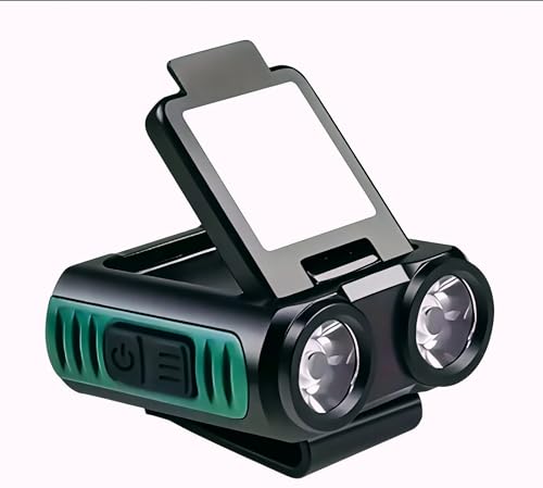 Générique !! Projecteur frontale LED Ultra Puissante à prix imbattable ! - Rechargeable, Etanche, Longue Autonomie - Pour Randonée, Vélo, Péche, Camping,...