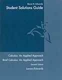 Calculus an Applied Approach Student Solutions Guide