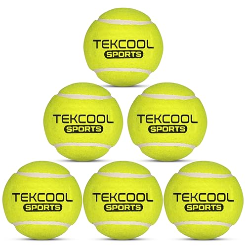 TEKCOOL Tennis Ball Cricket Tennis Ball Light Tennis Ball for Cri...