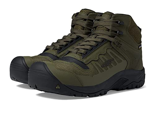 KEEN Utility Reno Mid KBF WP Dark Olive/Black 9.5 D (M)