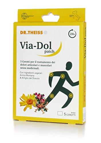 Dr. Theiss Via-Dol Patch - Cerotti per i Dolori (Confezione da 5) per Trattamento di Dolori...