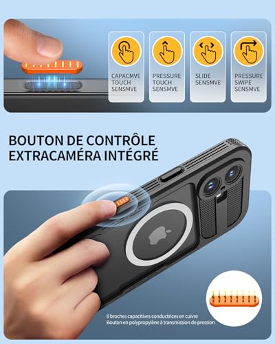 Coque iPhone 17 étanche IP68 antichoc compatible MagSafe - 4