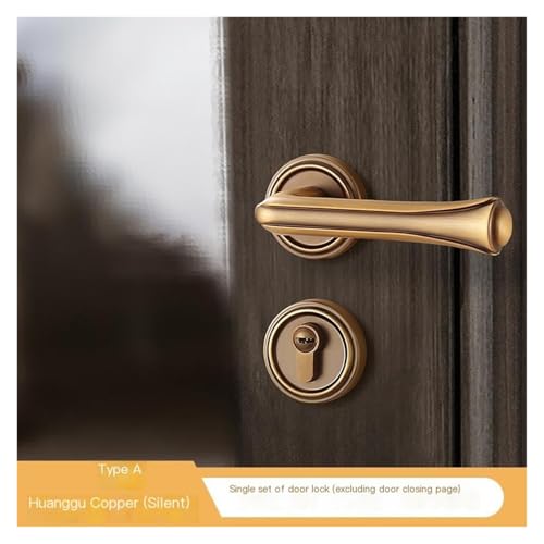 Serrure de porte intérieure silencieuse magnétique en bronze type A