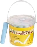 School Smart - 248431 Assorted Colors Sidewalk Chalk - 4' H x 1' Dia - (Pack of 20)