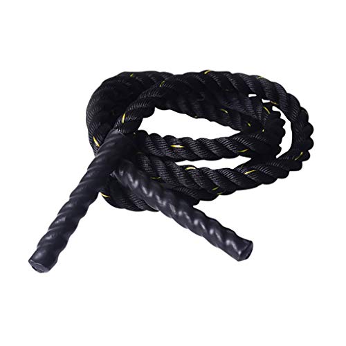 Skipping Rope, Comoest 25mm Bold and Heavy Weighted Extra Heavy Polyester Rope, Fat