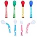 Baby Spoons Self Feeding Set, 8 Pack Maberry Silicone Soft-Tip Heat Sensitive Infant Spoons for First Stage, FDA Approved BPA Free Baby Utensils, Great Baby Shower Gift