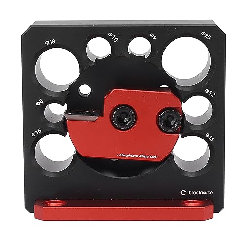 Taglierina per Tornitura per la Lavorazione del Legno Bastone Tondo Trapano Elettrico per Auto Attrezzo per Auto Quadrato Tenone in Legno Rotondo Lega di Alluminio Regolabile