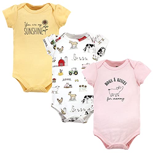 Image of Hudson Baby Baby Cotton Bodysuits
