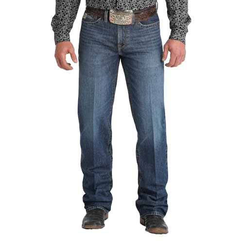 Cinch Men's Mid Rise Medium Wash Grant Jeans Denim 31x303