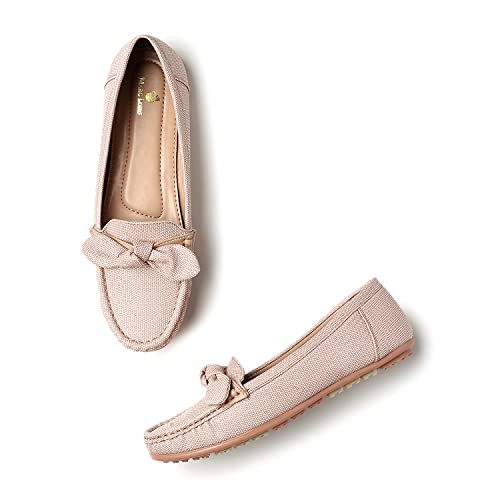 Image of Marc Loire Women Soft Comfortable Anti Slip Flats Loafers for Casual & Office Wear