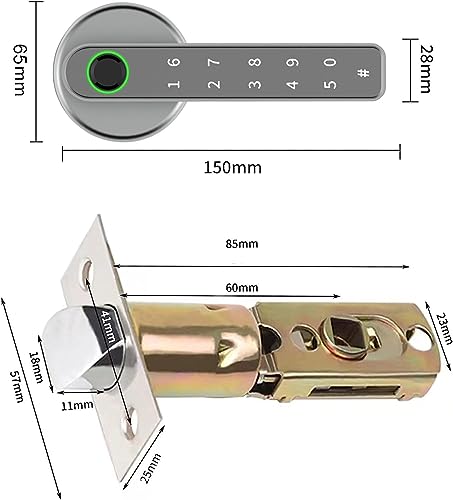 Encuentra la mejor selección de Cerraduras Inteligentes Bluetooth los preferidos por los clientes. 8 Imagen adicional