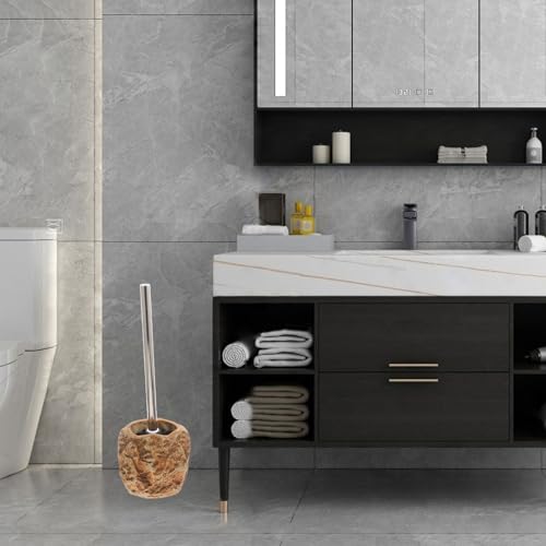 Brosse toilettes céramique support rétro haut de gamme