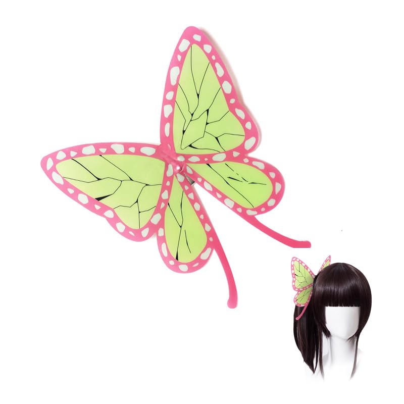 Butterfly Hairpin Hair Ornaments for Kanao Cosplay Kanae Cosplay Clip Women's Costume Headwear (Kanao)