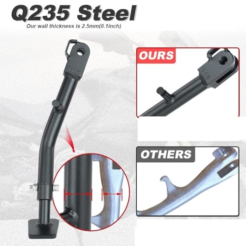 Support béquille réglable XTZ1200 contre le risque de chute moto - 4
