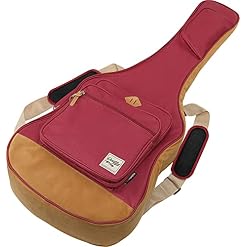Ibanez ICB541-WR Housse POWERPAD pour guitare classique, Rouge vin - Les Beatles, Paul McCartney, John Lennon, RIngo Starr, George Harrison