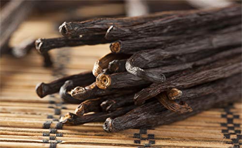 10 Vanilla Beans - Whole Extract Grade B Pods For Baking, Homemade Extract, Brewing, Coffee, Cooking - (Tahitian) #TOP5