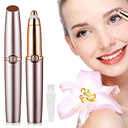 Eyebrow Trimmer for Women Instant Painless Electric Eyebrow Hair Remover Mini Portable Facial Hair Brow Trimmer Eyebrow Epilator