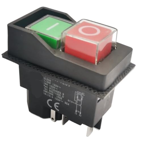 Interruptor electromagnético KJD17 de 120V 16A IP55 con protección de subtensión 4