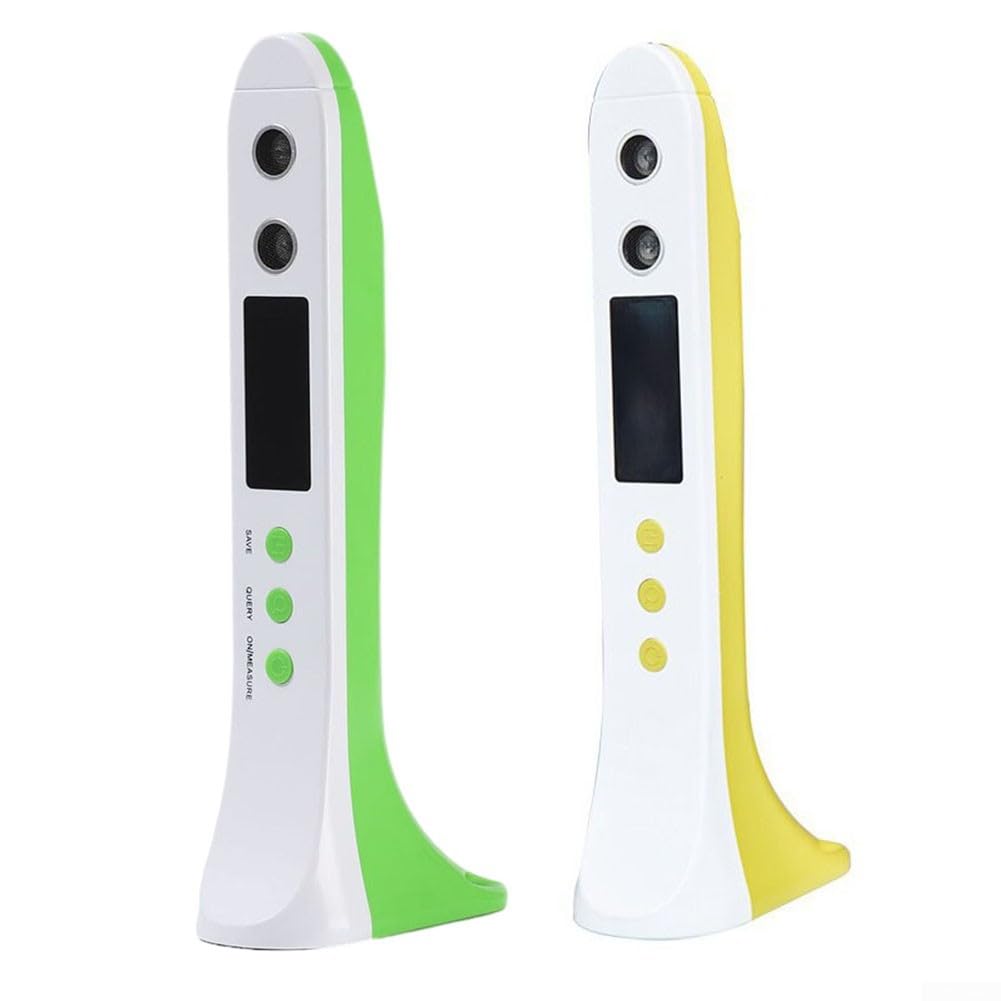 Instrument de mesure de la hauteur, stadiomètre portable à main, instrument de mesure sans fil, règle électronique de hauteur pour la maison, les enfants, 200 cm (vert)