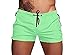TONLEN Mens Swimwear Sports Shorts Swim Trunks with Zipper Pockets (US, Alpha, X-Large, Regular, Regular, Mint Green)