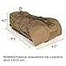 IDOGEAR Tactical Pouch Molle Drawstring Magazine Dump Pouch Mag Recycling Pouch Universal Bag (Coyote Brown)