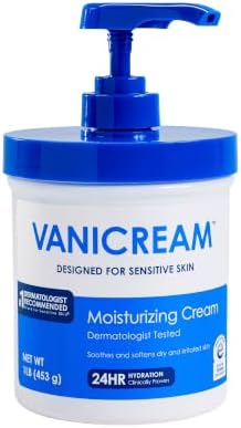 Vanicream Moisturizing Skin Cream with Pump Dispenser, 1 Pound