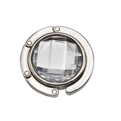 Preisvergleich Produktbild royalr Facettierte Kristallfaltender Geldbeutel-Handtaschen-Haken Klapptisch-Haken-Aufhänger Tabelle Hang Hochzeit der Frauen Beutel-Speicher-Tabelle Aufhänger-Halter