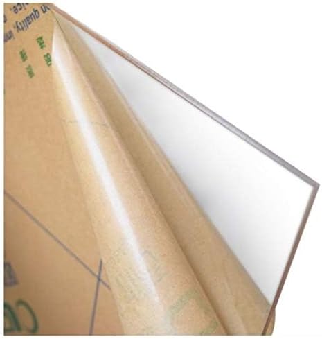 Miniatura 4 de DistinctAndUnique Hojas de plexiglás acrílico fundido transparente (paquete de 3 unidades) de 18 pulgadas de grosor (0.118 in) vidrio de plexiglás