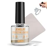 WANJAO 10ML Jewelry Protective Coating, Transparent Jewelry Sealant, Prevent Oxidation Traceless Long-Lasting Protection Creates Protective Barrier Between Skin and Metal for Earrings Rings Bracelets