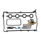 NewYall Camshaft Timing Chain Tensioner Adjuster Gasket Kit for Audi A4 TT Quattro for VW Passat Beetle Jetta Golf 2001-2006 058109229 058198025A 058198217 058109088B ‎917-021