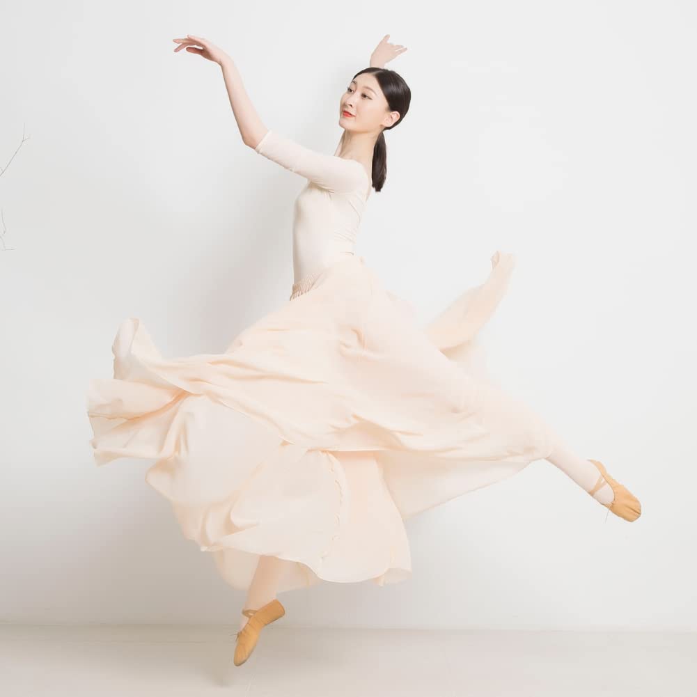 ROYAL SMEELA Vestido Danza Contemporanea Mujer Adulto Maillot Ballet Falda 720 Grados