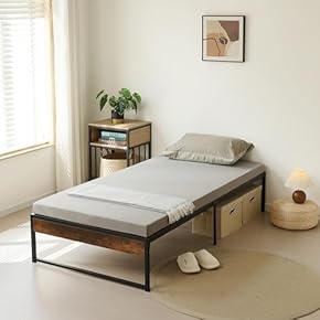 【新品未開封品】ベッドフレーム シングル 2口コンセント USB&Type-C Amazon｜VECELO ベッドフレーム シングル ホワイト 2口