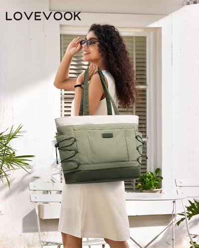 Bolso Tote LOVEVOOK para mujer con portavasos grande miniatura 2