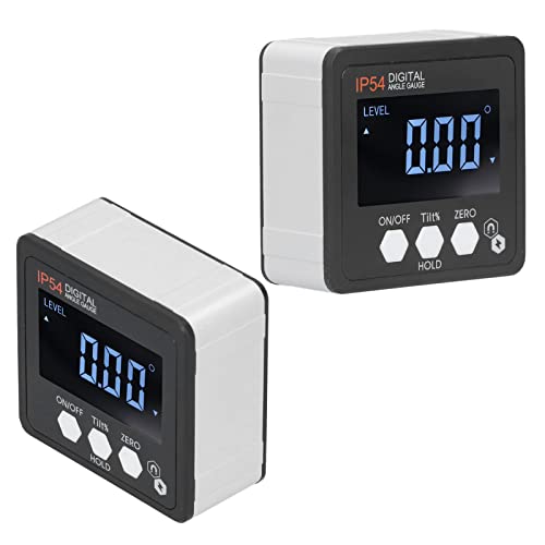 Inclinómetro digital Mingzhe con pantalla LCD grande y base magnética miniatura 3
