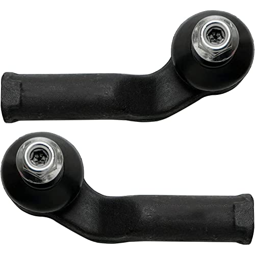Image of Detroit Axle - Front Lower Control Arms w /Ball Joints + Inner Outer Tie Rods Replacement for VolvoV50 S40 C30 C70 0.71 inch (18mm) Ball Joint Stud