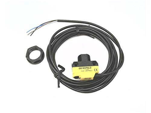 BANNER ENGINEERING QS18VP6LD Range: 300 MM, World-Beam QS18 Series: Laser DI - 73040, FFUSE, 2 M (6.5 FT) Cable, Input: 10-30V DC, Output: Complementary Solid State PNP