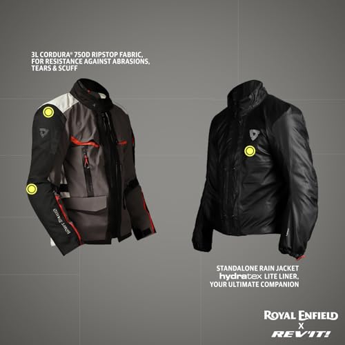Image of Royal Enfield X Rev'It Mens Darch Pro CE level 2 with rain & thermal liners