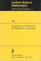 Symposium on Semantics of Algorithmic Languages 0387053778 Book Cover