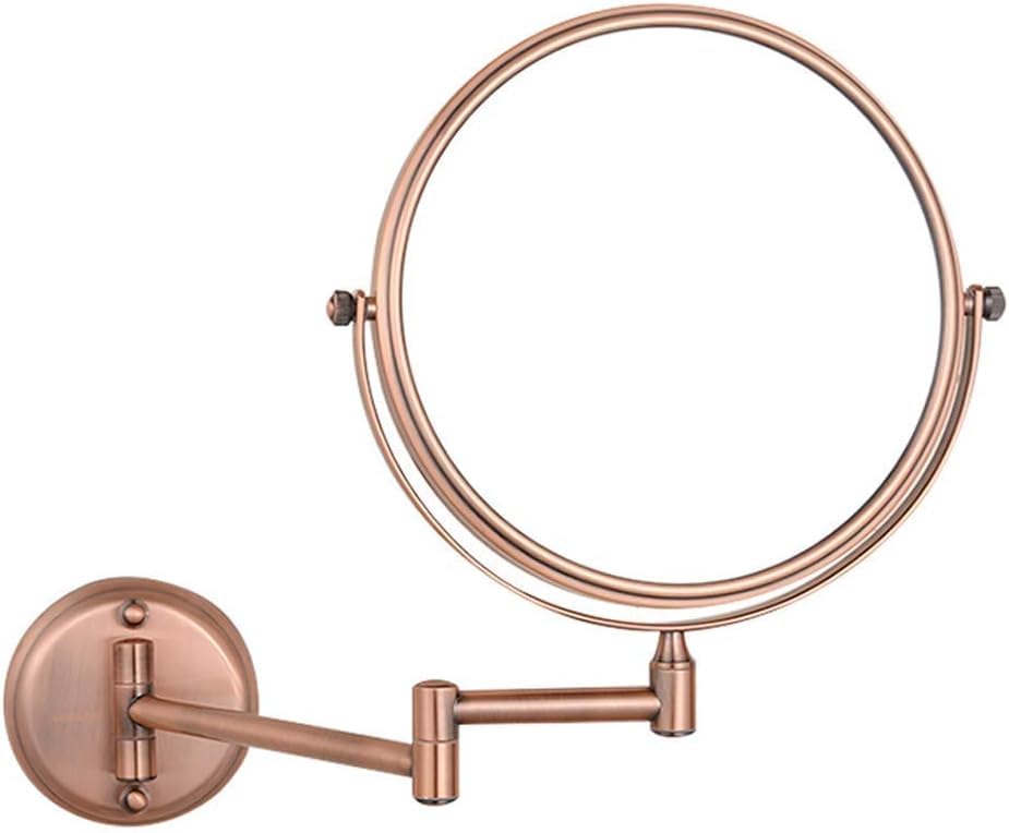 Miroir de maquillage mural double face pour éviter les reflets flous 20cm