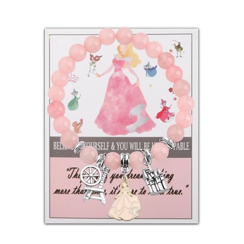 LQRI Princess Bracelet Faily Cartoon Tales Princess Fans Jewelry Sleeping Princess Gift Faily Cartoon Tales Gift