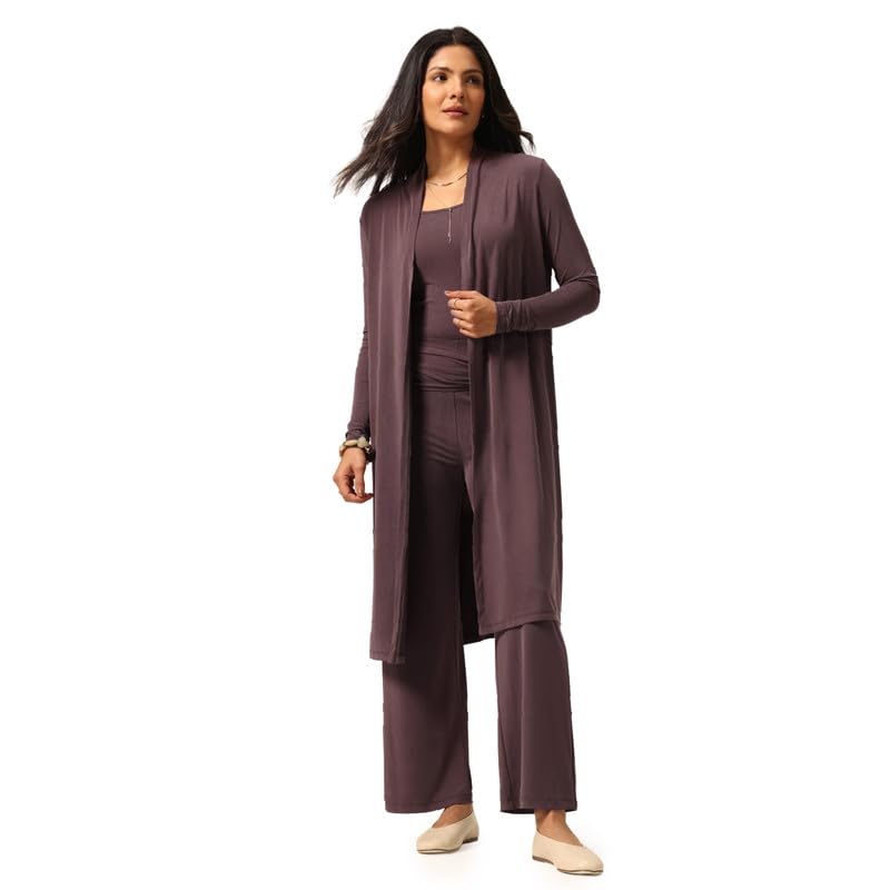 blissclub Womens EverFlow Cape, Full Sleeves, Lightweight, Soft-Handfeel, All-Day Comfort, Everyday Wear-picture-18