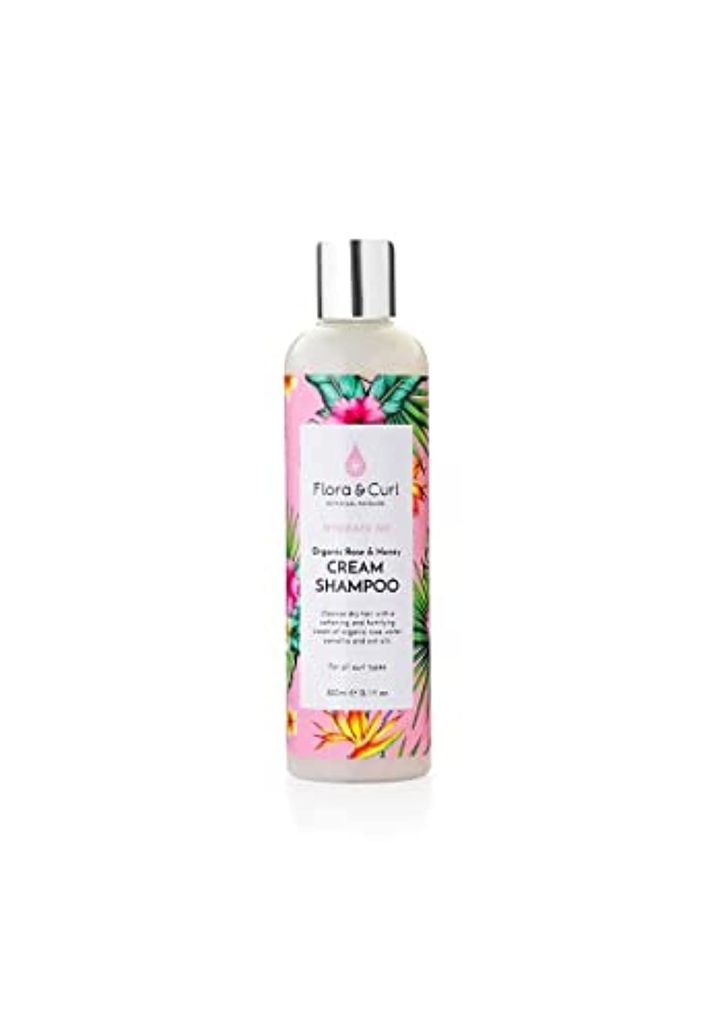 Flora & Curl Organic rose and honey Cream Shampoo
