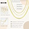 Dodder Gold Layered Necklaces for Women, 14K Gold Plated Dainty Chain Choker Stack, Herringbone Necklaces Set Jewelry for Women #5