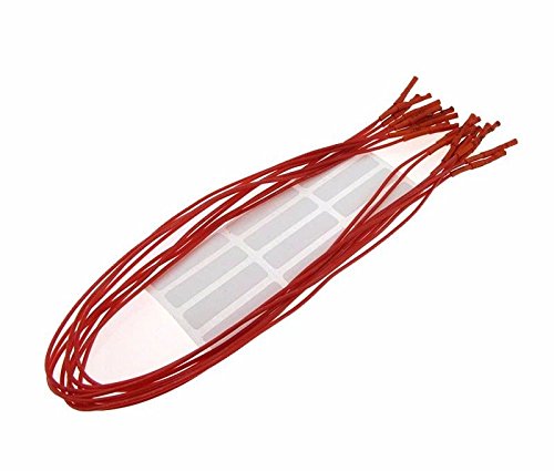 Dubang Jumper Cable Pre-Crimped Gold Plated Pins w/Silicone Wire 30cm - Red