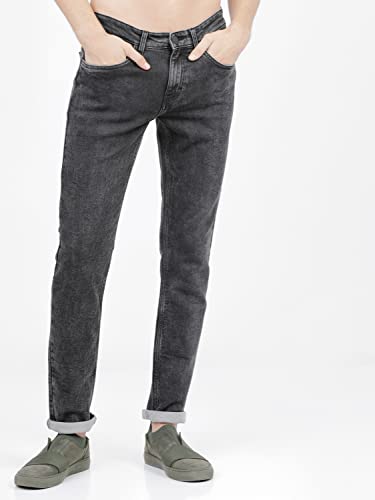 Image of KETCH Mens Black Slim Fit Jeans