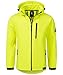 Produktbild Rock Creek Herren Softshell Jacke Outdoor Jacke Windbreaker Übergangsjacke Anorak Kapuze Regenjacke Winterjacke Herrenjacke Jacket H-168 Neongelb S